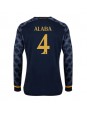 Real Madrid David Alaba #4 Vieraspaita 2023-24 Pitkähihainen